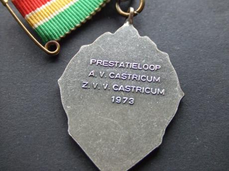 Atletiekvereniging Castricum prestatieloop 1973 zilverkleurig (2)